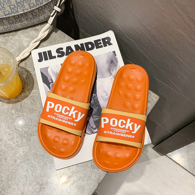 Novi model ženskih casual papuča sa natpisom u više boja