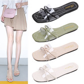 Moteriškos laisvalaikio šlepetės pagamintos iš eko odos