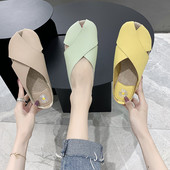 Ženske ležerne kožne papuče u četiri boje