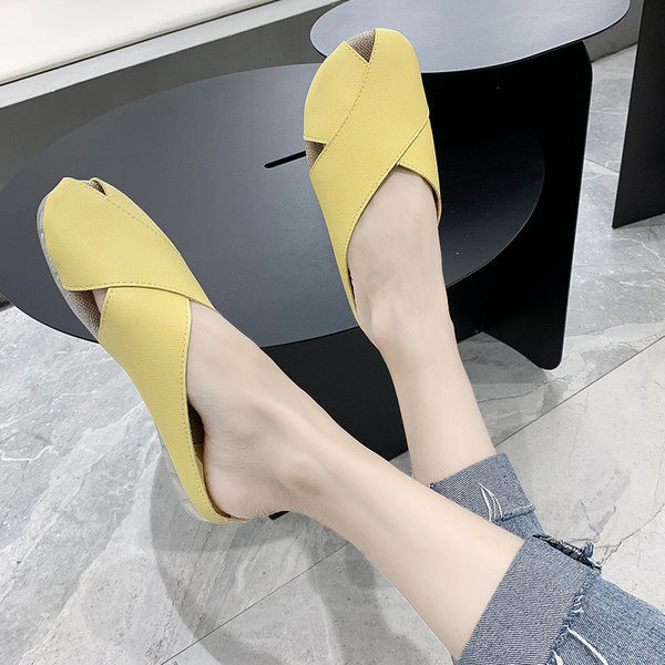 Ženske ležerne kožne papuče u četiri boje