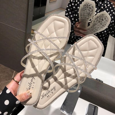 Papuci casual dama cu talpa plata - doua modele
