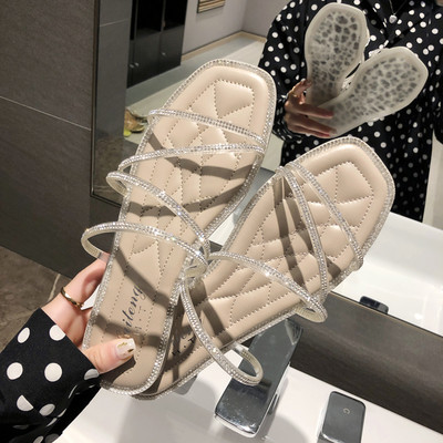 Papuci casual dama cu talpa plata - doua modele