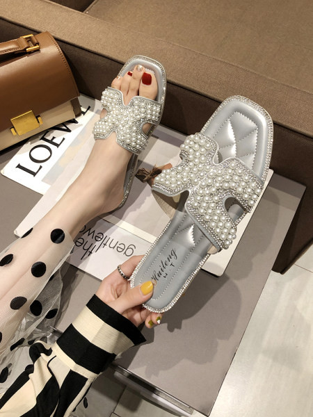 Papuci casual dama cu talpa plata - doua modele