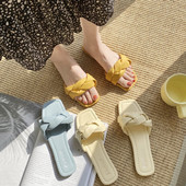 Casual papuče s ravnim potplatom u tri boje