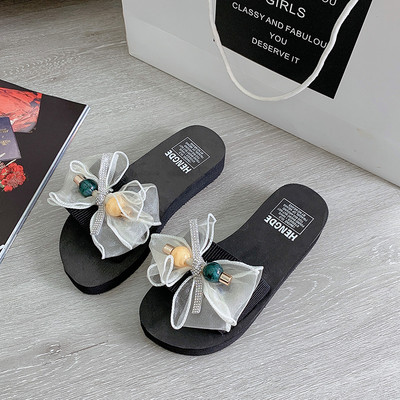 Ležerne ženske papuče sa trakom od tila - više boja