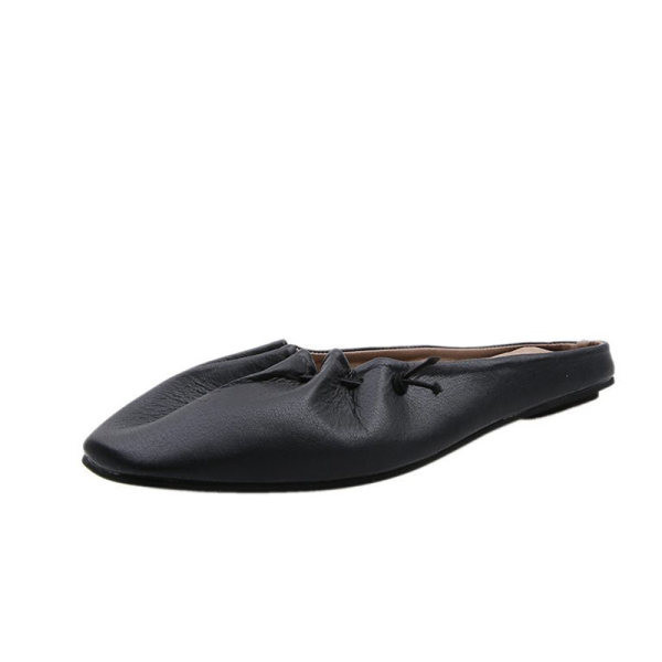 Papuci casual de dama din piele in trei culori