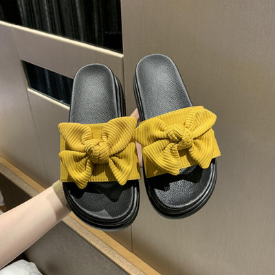 Casual ženske papuče s ravnim potplatom i trakom - četiri boje