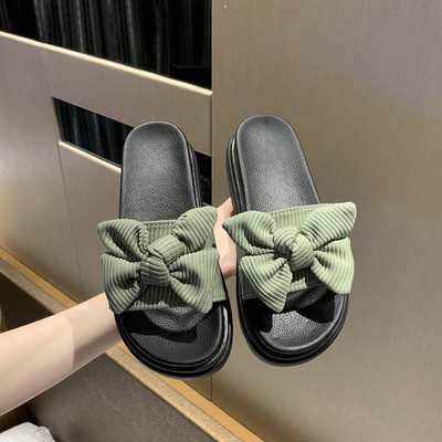 Casual ženske papuče s ravnim potplatom i trakom - četiri boje