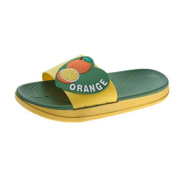 Ženske papuče sa šarenim aplikacijama i ravnim đonom pogodne za ljeto