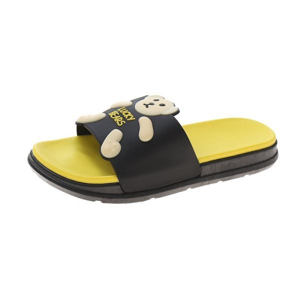 Ženske ljetne papuče s 3D elementom i ravnim potplatom