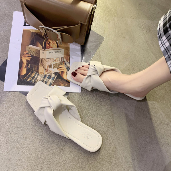 Novi model ženskih kožnih papuča sa ravnim đonom - više boja