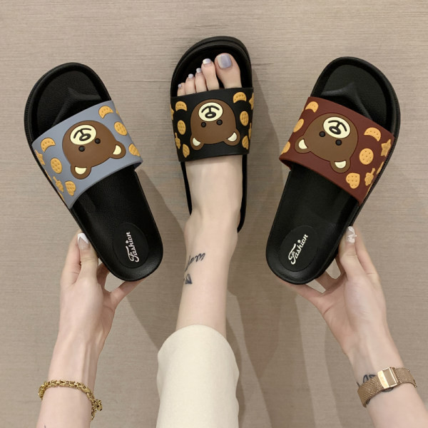 Ženske casual papuče s ravnim potplatom - u tri boje