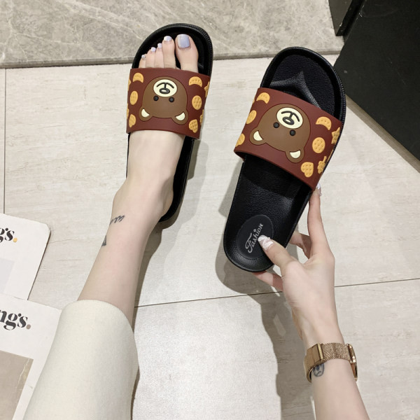 Ženske casual papuče s ravnim potplatom - u tri boje