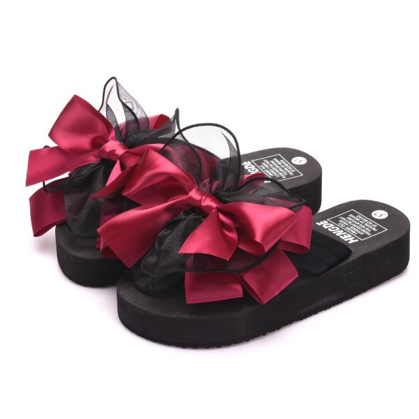 Novi model ženskih papuča sa trakom i visokom platformom 6 cm ili 3 cm