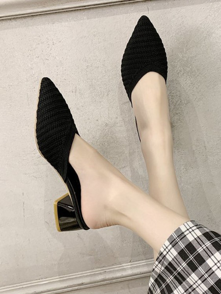 Papuci casual cu parte textila si piele ecologica