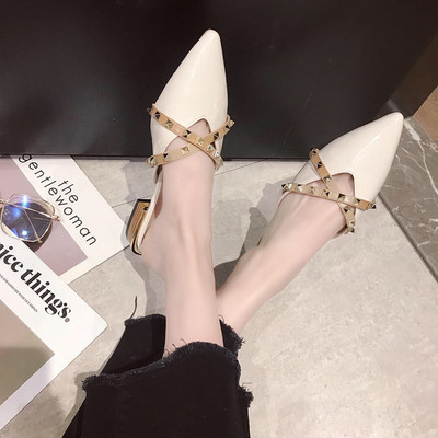 Γυναικείες παντόφλες με ΄τρουξ - μυτερό μοντέλα σε διάφορα χρώματα