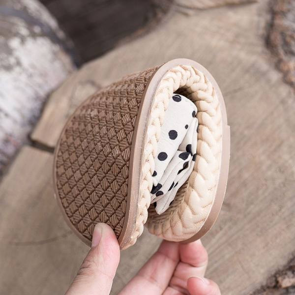 Papuci casual dama cu panglica cu puncte