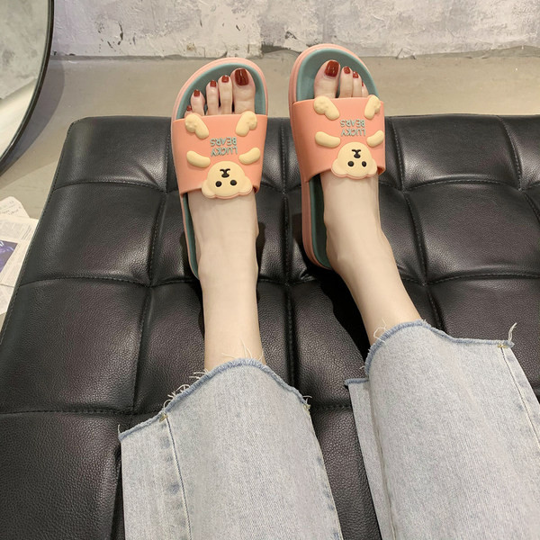 Papuci de cauciuc dama cu talpa plate