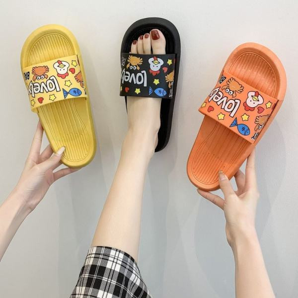 Papuci casual dama cu aplicatie - in trei culori