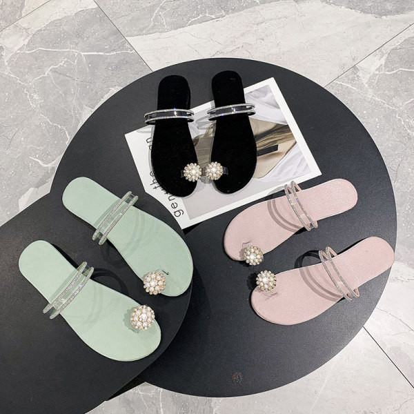 Papuci casual dama cu pietre in trei culori potriviti pentru vara