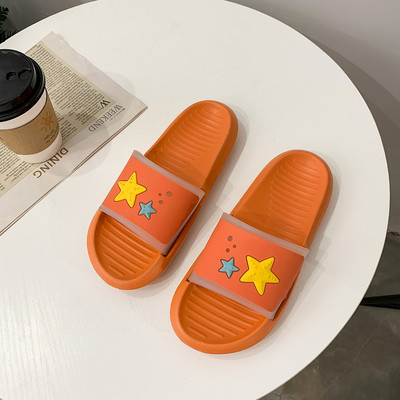 Γυναικείες λαστιχένιες παντόφλες με επίπεδη σόλα