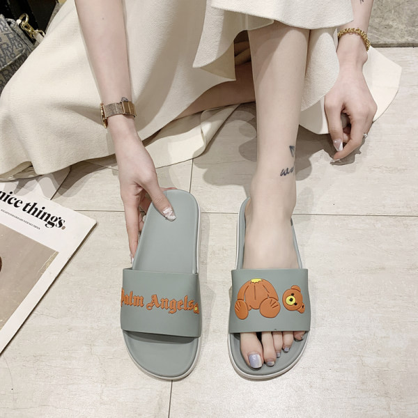 Ležerne ženske gumene papuče sa medvjedićem