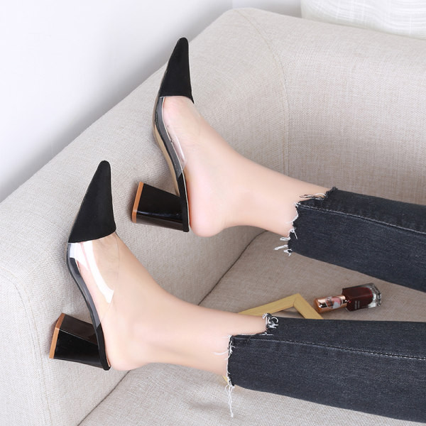 Papuci casual dama din piele intoarsa ecologica si silicon