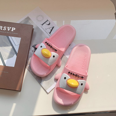 Παντόφλες casual γυνικείες με στοιχείο 3D - επίπεδη σόλα