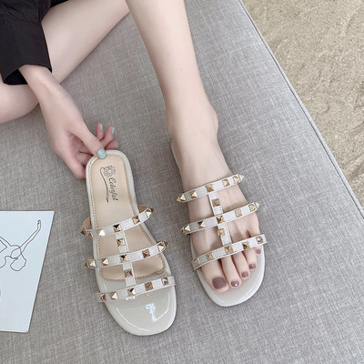 Γυναικείες casual παντόφλες με τρουξ σε τρία χρώματα