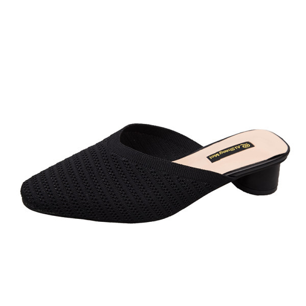 Model nou de papuci de dama cu toc gros