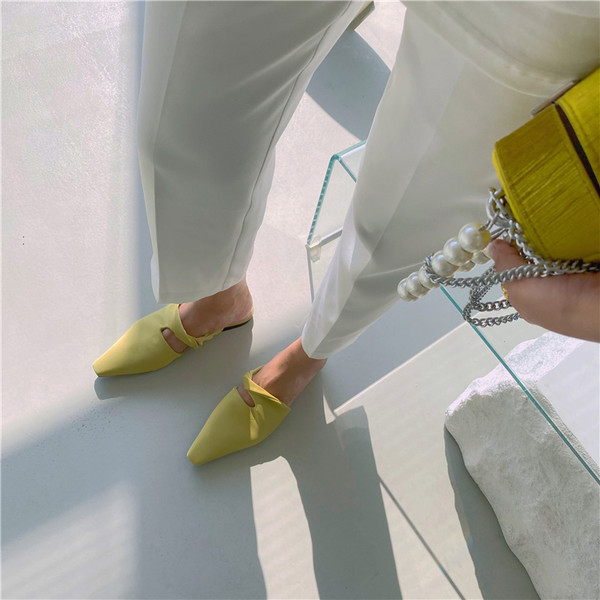 Papuci casual dama in mai multe culori - model ascutit