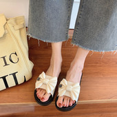 Ženske papuče s trakom i platformom od 4 cm