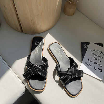 Papuci de damă moderni din piele ecologică în patru culori