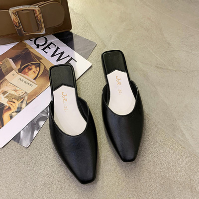 Papuci dama model ascutit - din piele ecologica