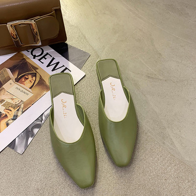 Papuci dama model ascutit - din piele ecologica