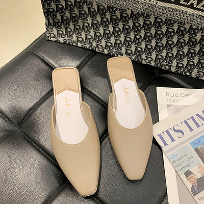 Papuci dama model ascutit - din piele ecologica