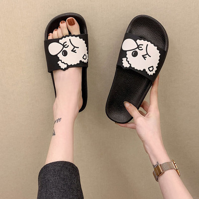 Papuci casual de dama potriviti pentru vara cu aplicatie