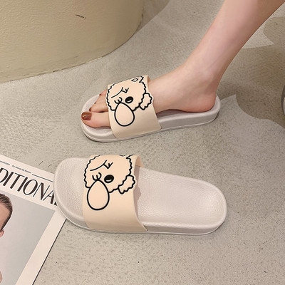 Papuci casual de dama potriviti pentru vara cu aplicatie