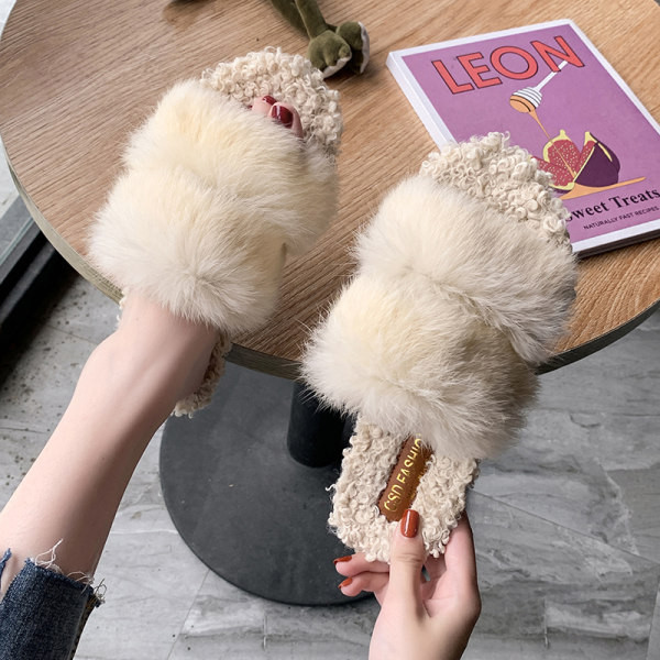 Ženske papuče s perom