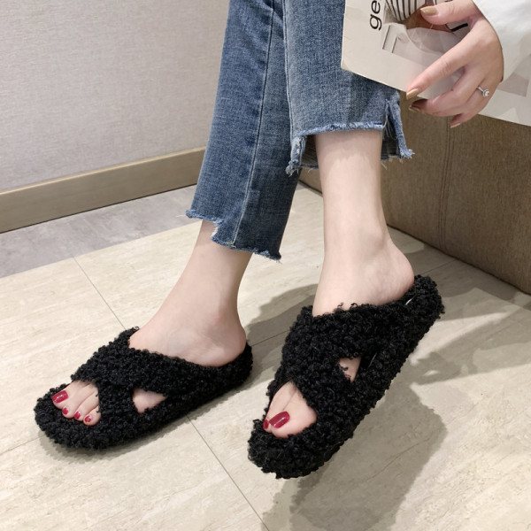 Papuci casual de damă cu talpă plată