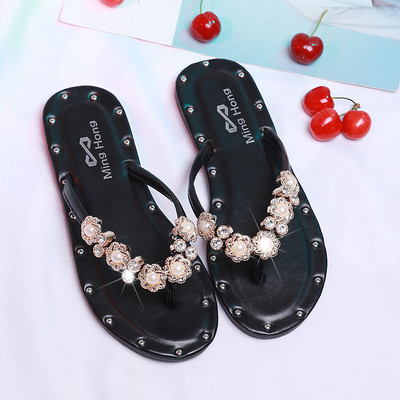 Καθημερινές σαγιονάρες με πέτρες διακόσμηση