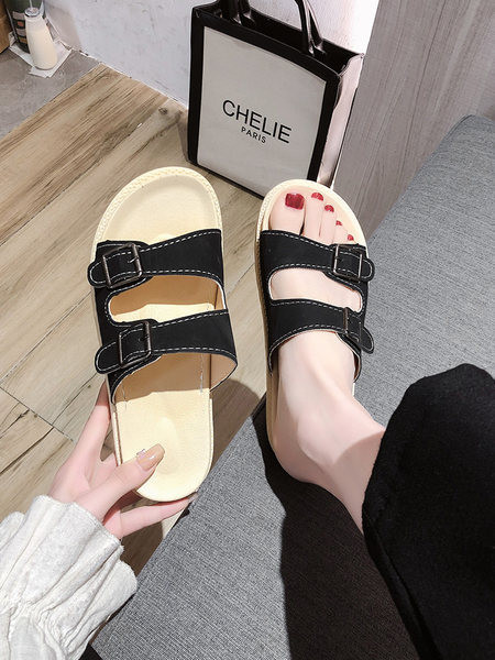 Papuci casual dama cu talpa plata in mai multe culori