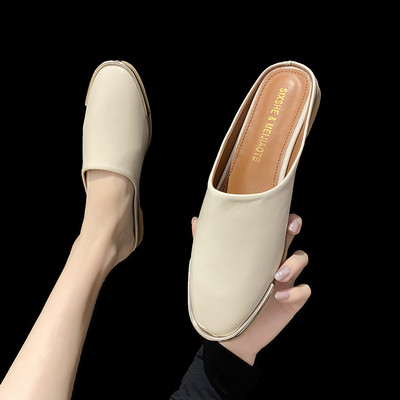 Papuci moderni de dama din piele ecologica