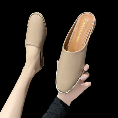 Papuci moderni de dama din piele ecologica