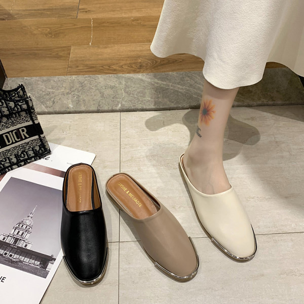 Papuci moderni de dama din piele ecologica