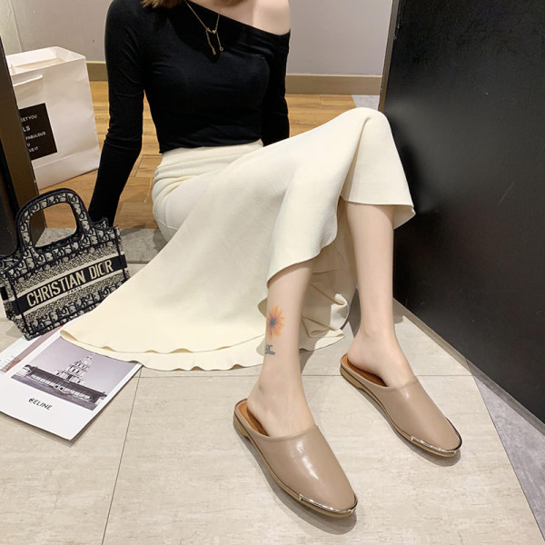 Papuci moderni de dama din piele ecologica