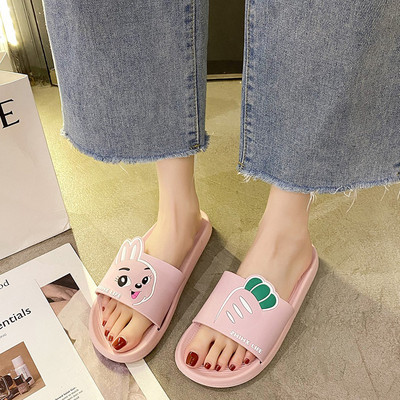Παντόφλες casual γυναικείες  με εφαρμογή χρώματος σε διάφορα χρώματα