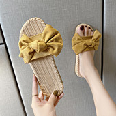 Καθημερινές γυναικείες παντόφλες με σουέτ κορδέλα