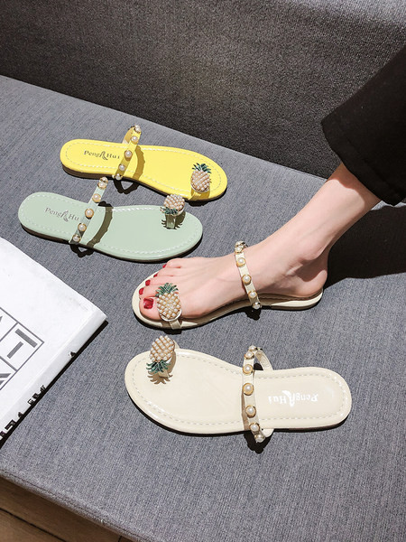 Model nou de papuci de dama cu element 3D potrivit pentru vara