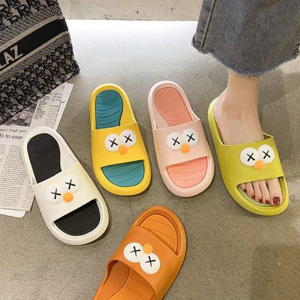 Papuci dama cu elemente 3D in mai multe culori